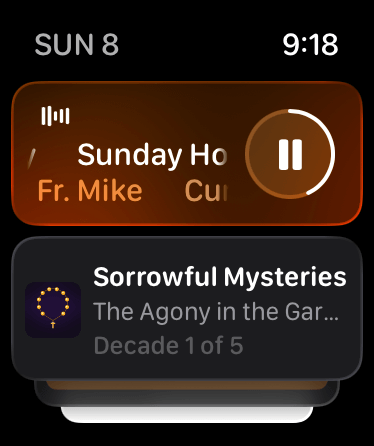 Watch face complication example